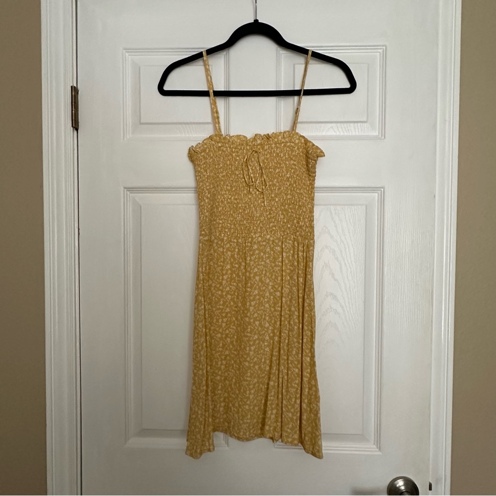 Skylar + Madison Mustard Floral Dress